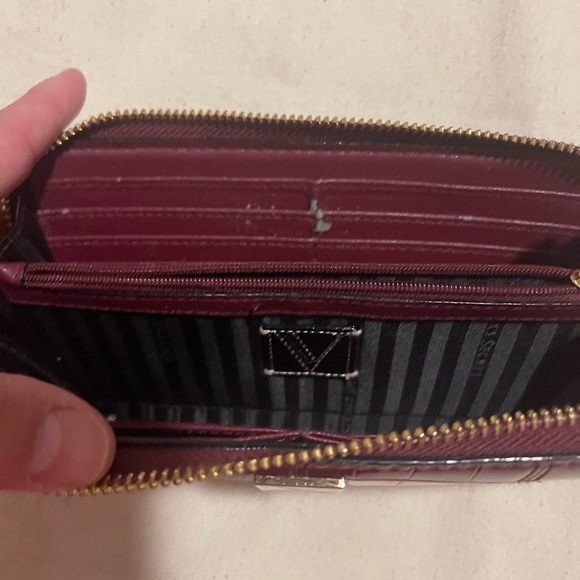 Victoria's Secret Burgundy Patchwork Wallet - Picture 5 of 8